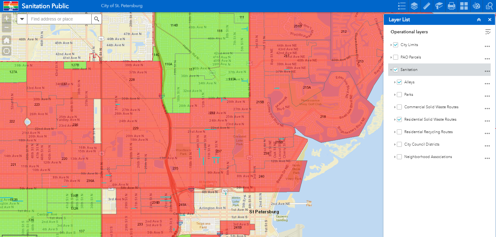 St Petersburg FL Geohub   San 